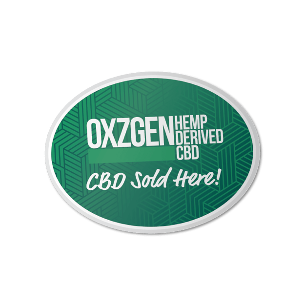 Picture of OXZGEN CBD Sold Here Sticker